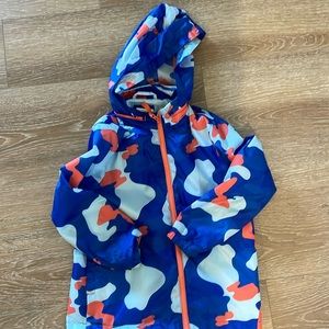 Rain drops keep falling on my head.. rain coat with optional hood, Cat&Jack 6/7